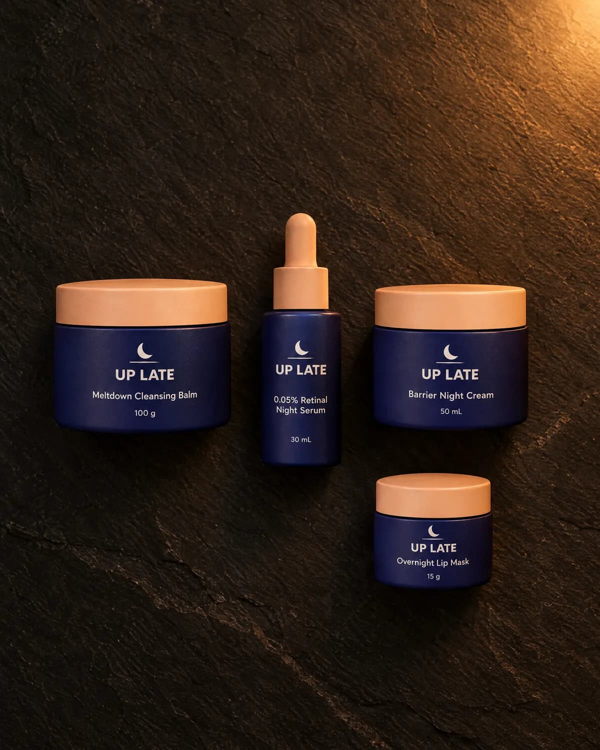 The Up Late Set, 4 full-size products